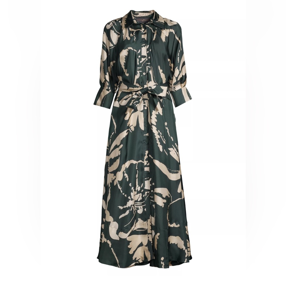 Ginger & Smart Memoirs Belted Printed Shirtdress sz 8